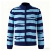 Men's Minimalist Fashion Knit Cardigan - Full-Zip Jacket