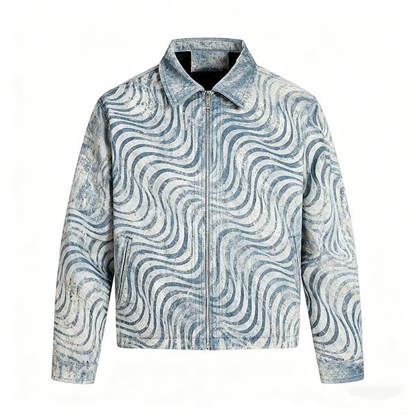 Premium Unisex Retro Jacket - Fashion Collared Zip-Up Streetwear