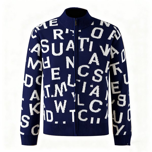 Men's Full-Zip Fashion Knit Cardigan - Sweater Jacket