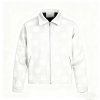 Streetwear-Focused Unisex Jacket - Retro Collared Full-Zip Fashion