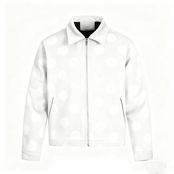 Streetwear-Focused Unisex Jacket - Retro Collared Full-Zip Fashion
